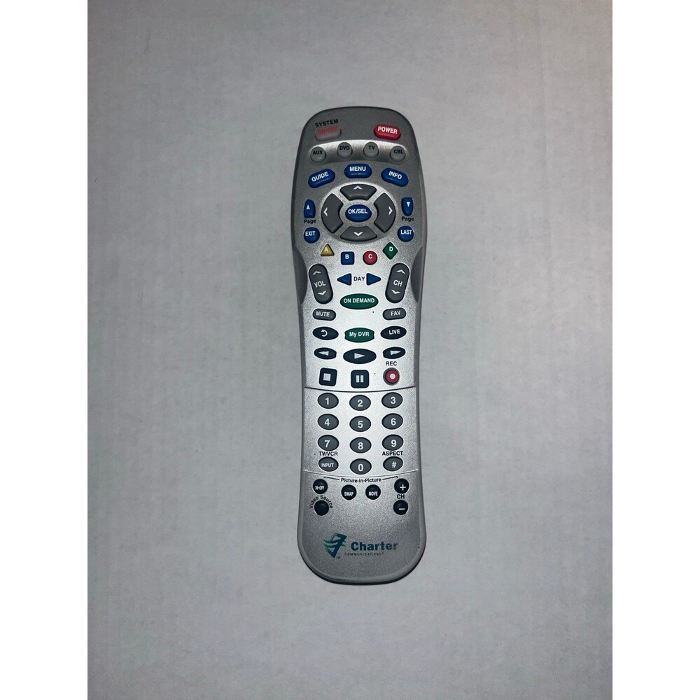 Spectrum Charter 4 Device Universal Remote Control In Plastic C4000 Silver